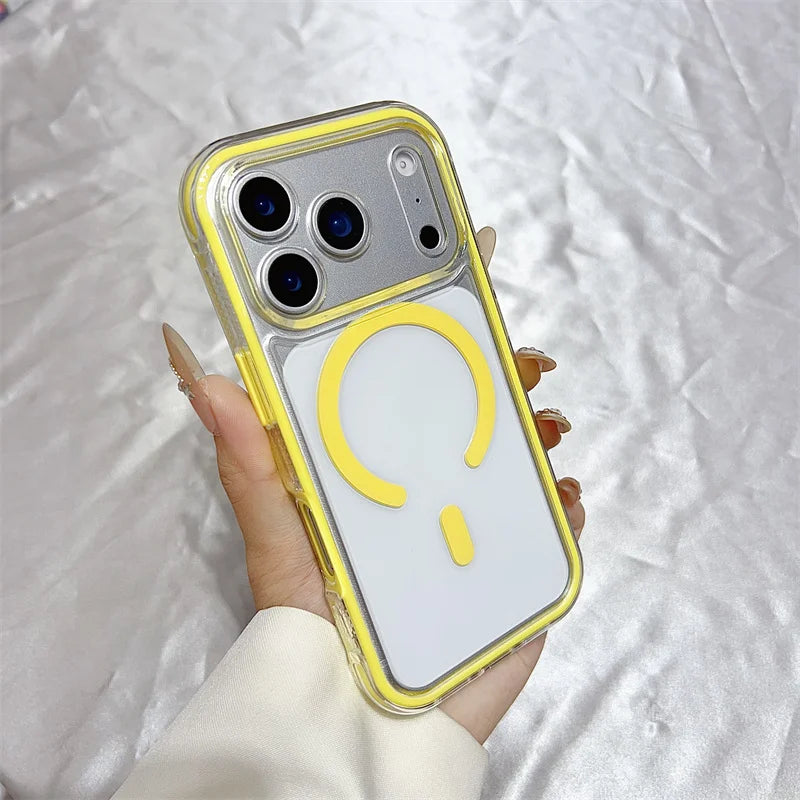 MagSafe Clear iPhone Case – Shockproof Magnetic Cover for iPhone 11 to 17