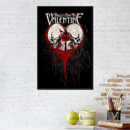 Bullet For My Valentine Wall Art Poster – Rock Band Music Print