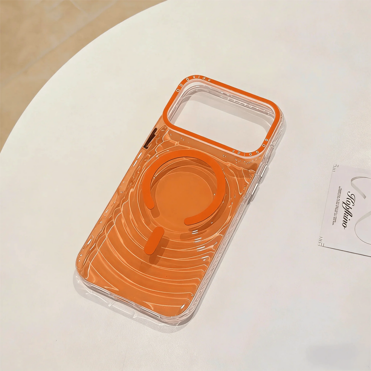 Clear Ripple MagSafe Magnetic Phone Case – iPhone 13 to 17 Series