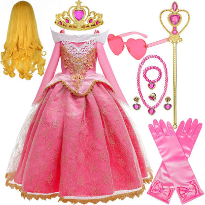 Aurora Princess Off Shoulder Costume Dress