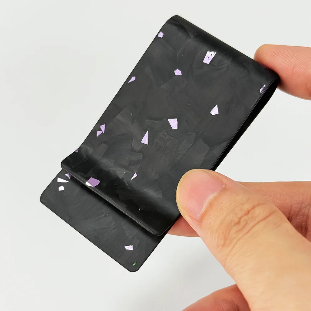 Forged Carbon Fiber Money Clip & Slim Card Holder