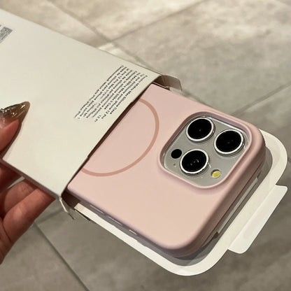 Liquid Silicone MagSafe Case for iPhone 11–17 Series | Magnetic Wireless Charging