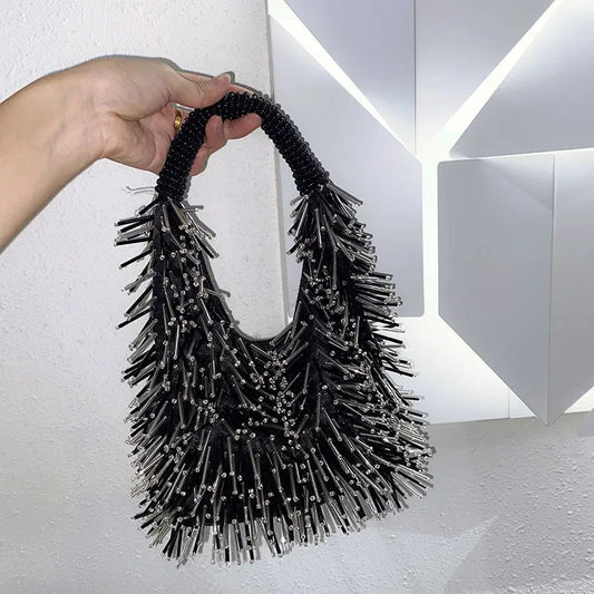 Cute Sequin Tassels Crossbody Bags Women Females Trend Shoulder Bag Lady Handbags Purses