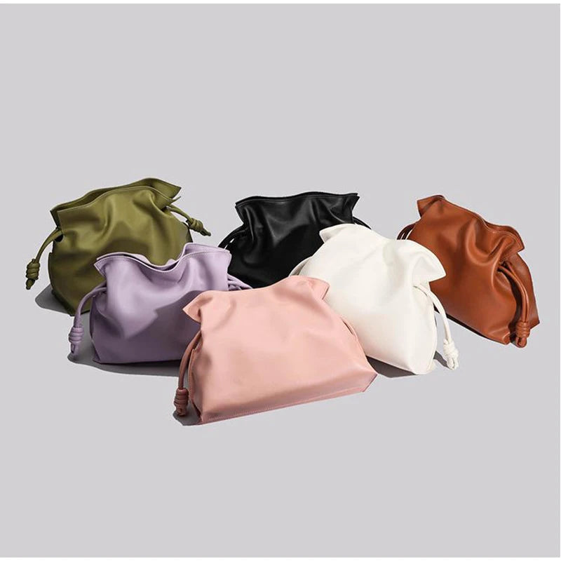 Brand Luxury Drawstring Long Shoulder Bag