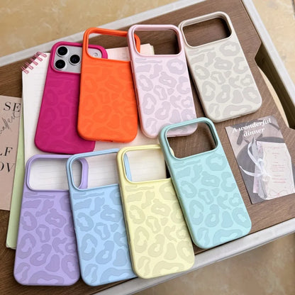 Liquid Silicone Leopard Print iPhone Case – iPhone 11 to 17 Series