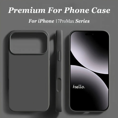 Liquid Silicone iPhone Case – Shockproof Soft TPU Cover