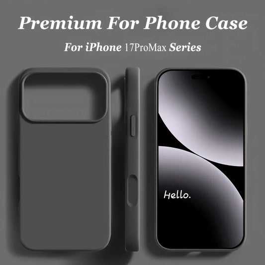Liquid Silicone iPhone Case – Shockproof Soft TPU Cover