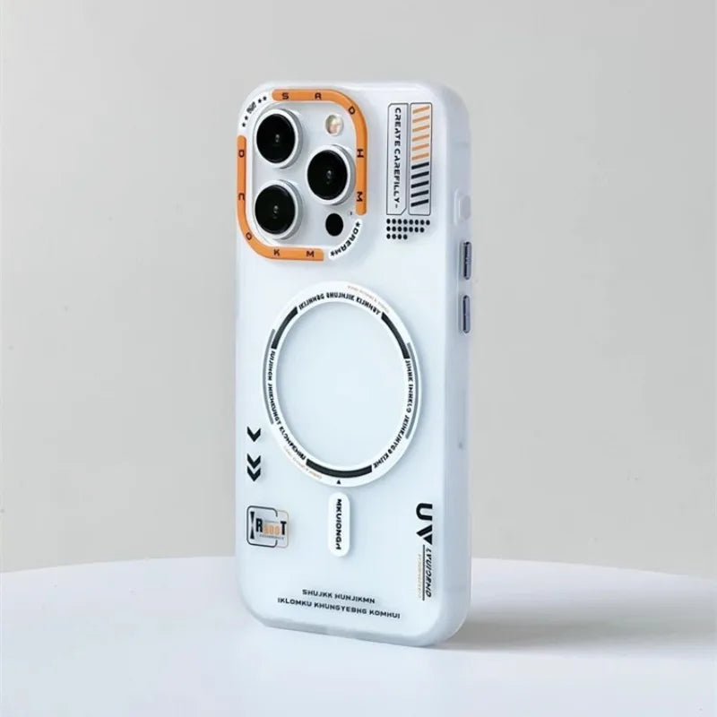 Matte MagSafe iPhone Case with Metal Lens Frame
