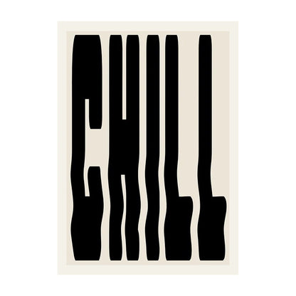 Bold Typography Wall Art Poster – Modern Minimalist Print