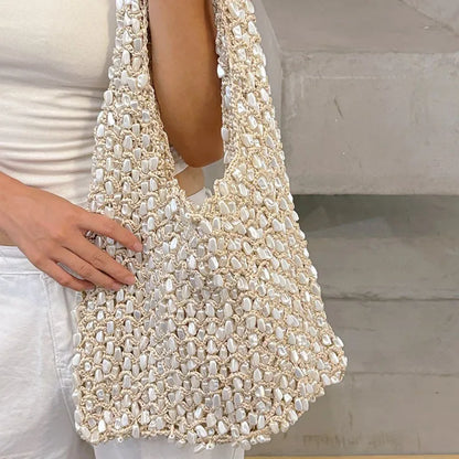 Pearl Beaded Evening Bag – Wedding & Party Bridal Purse
