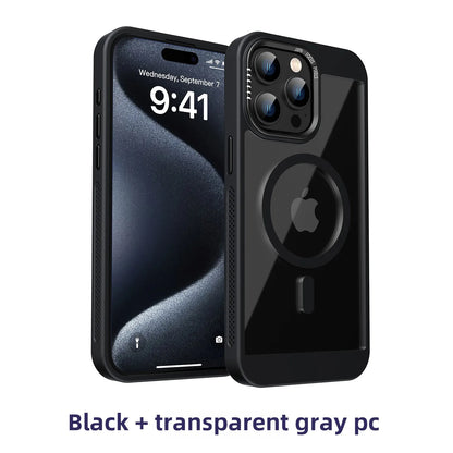 MagSafe Magnetic Bumper Case for iPhone 16 15 14 13 12 11 Pro Max Plus