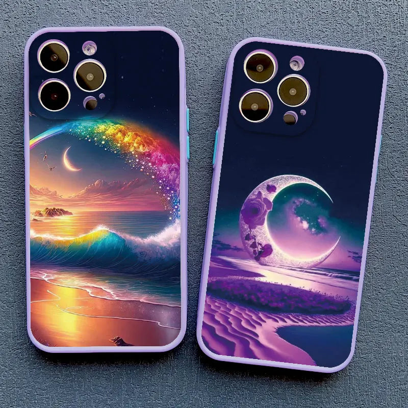 Starry Night Beach Art iPhone Case – iPhone 11 to 17 Series
