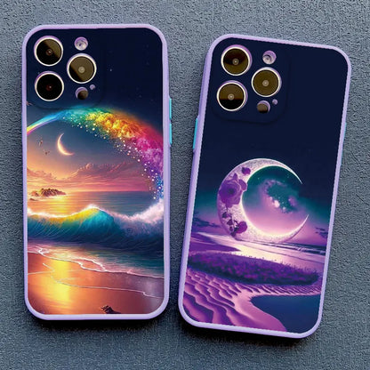 Starry Night Beach Art iPhone Case – iPhone 11 to 17 Series