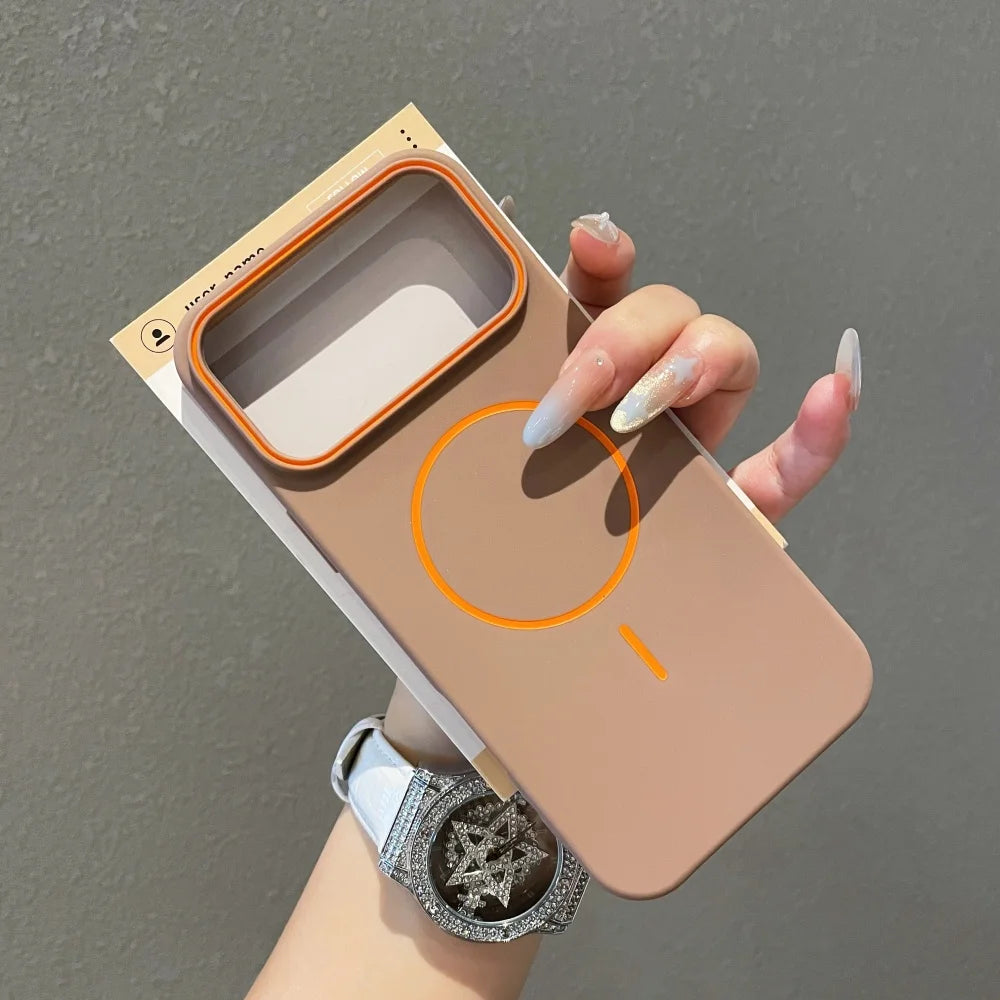 MagSafe Matte TPU iPhone Case – Candy Color, Wireless Charging Compatible