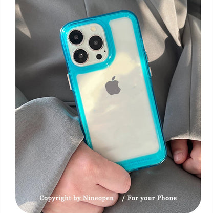 Transparent Shockproof Hard Acrylic iPhone Case – iPhone 11 to 17 Series