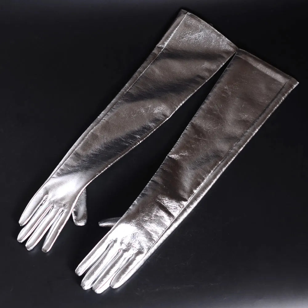 Women's Long Sheepskin Leather Gloves – Opera & Evening