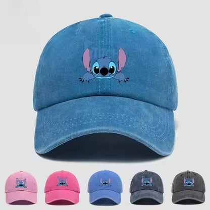 Stitch Cartoon Baseball Cap Adjustable Snapback