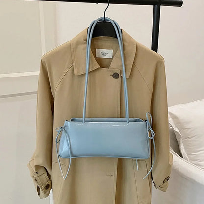 Trendy Multicolor Shoulder Bag Bowknot PU Leather