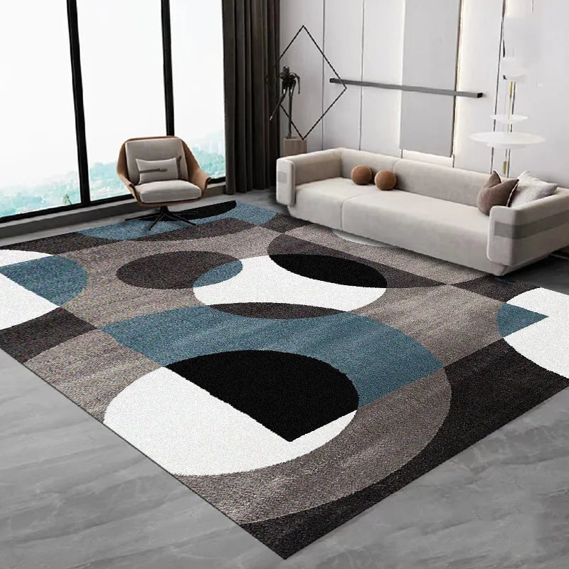 Washable Area Rug – Nordic Geometric Living Room & Bedroom Carpet