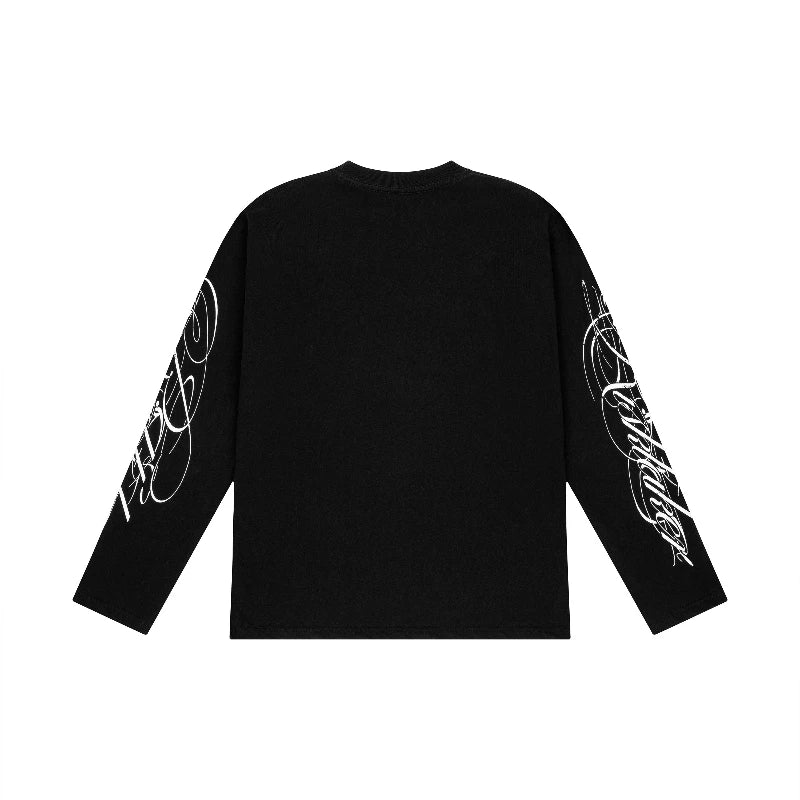 Street Culture Graphic Long Sleeve Sweatshirt Unisex Y2K