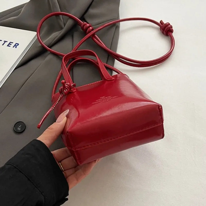 PU Leather Mini Crossbody Bag