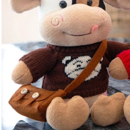Milk Cow Plush Pillow Soft Stuffed Toy 26cm
