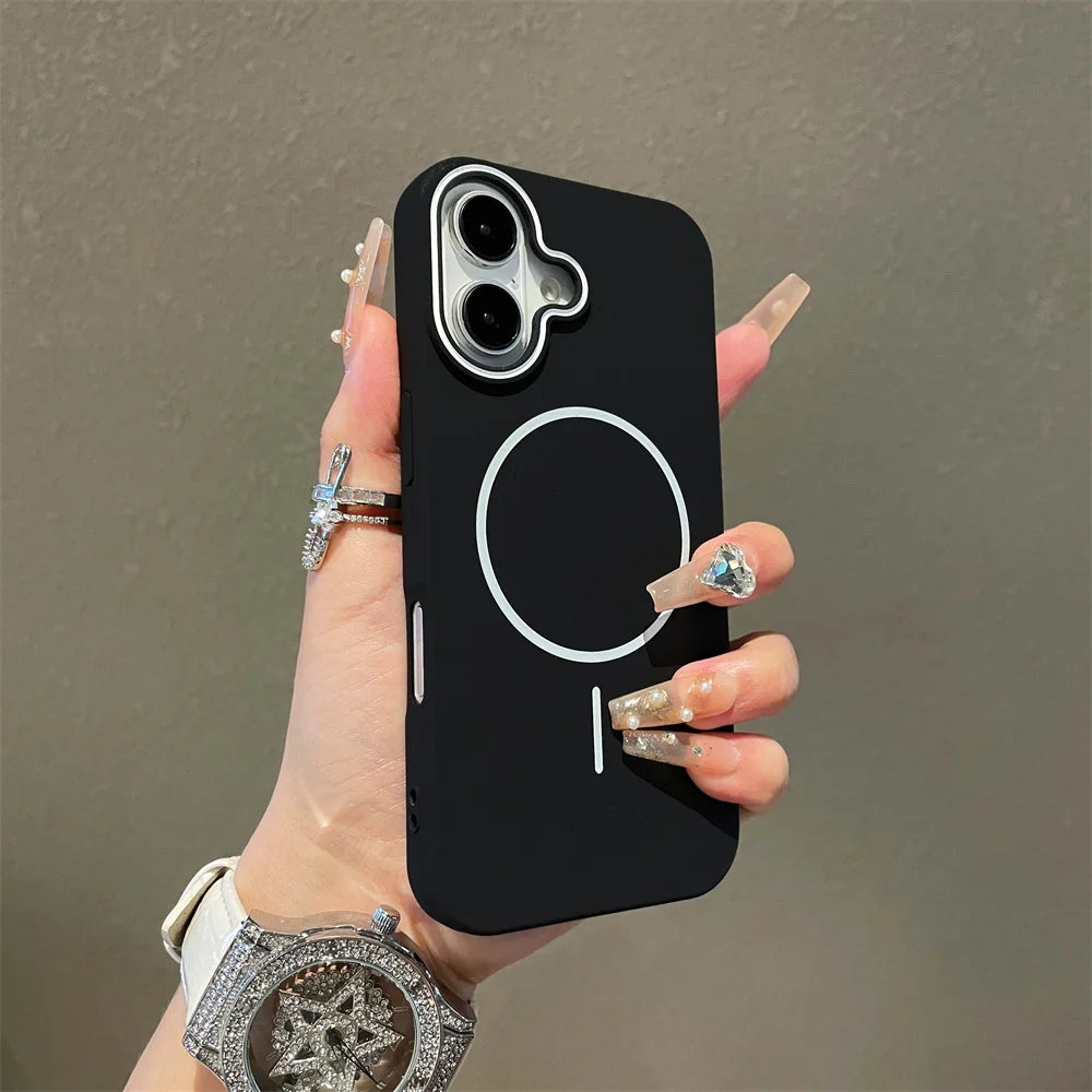 MagSafe iPhone Case – Ultrathin Matte Color with Lens Protection