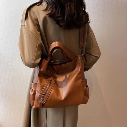 Large Capacity Elegant Texture Shoulder Handbag