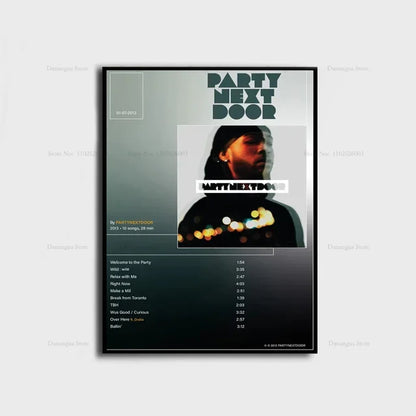 PARTYNEXTDOOR Album Cover Poster – Music Wall Art Print