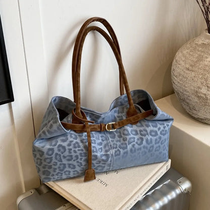 Leopard PU Leather Shoulder Bags