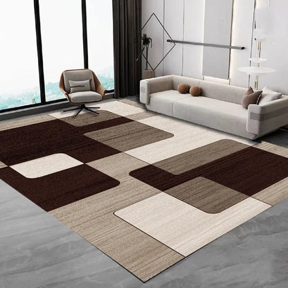 Washable Area Rug – Nordic Geometric Living Room & Bedroom Carpet