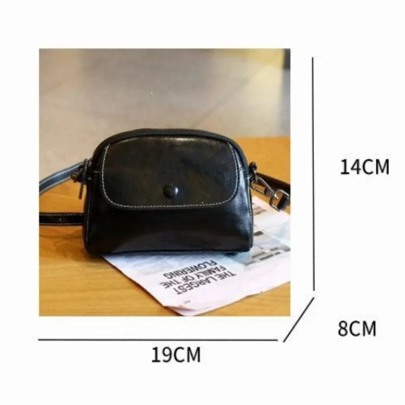Mini Small Genuine Leather Vintage Bag