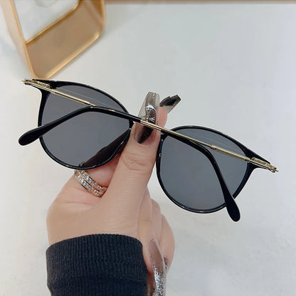 Round Vintage Sunglasses for Women – UV Protection Retro