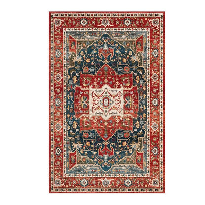 Persian Retro Area Rug – Washable Foldable Cashmere-Feel Carpet