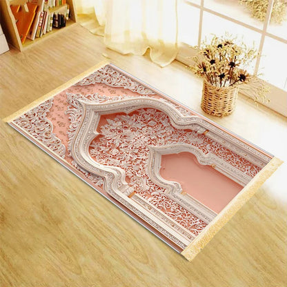 Vikama Muslim Prayer Rug Islamic Mat Indoor Outdoor Foldable Living Room Bedroom Carpet Home