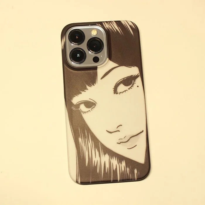 Junji Ito Tomie Horror iPhone Case – Manga Art Cover