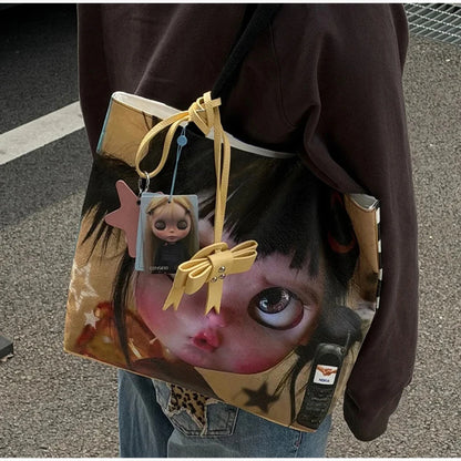 Brand Portrait Print Tote Bag