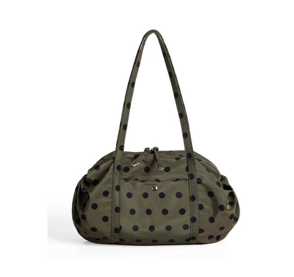 Sweet Cute Polka Dot Handbag Women Large Capacity Nylon Lightweight