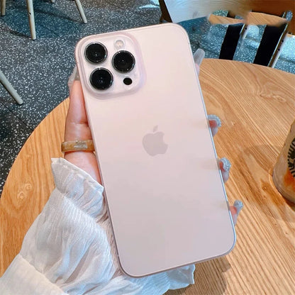 Ultra-Thin Matte TPU Case for iPhone 11–16 Series