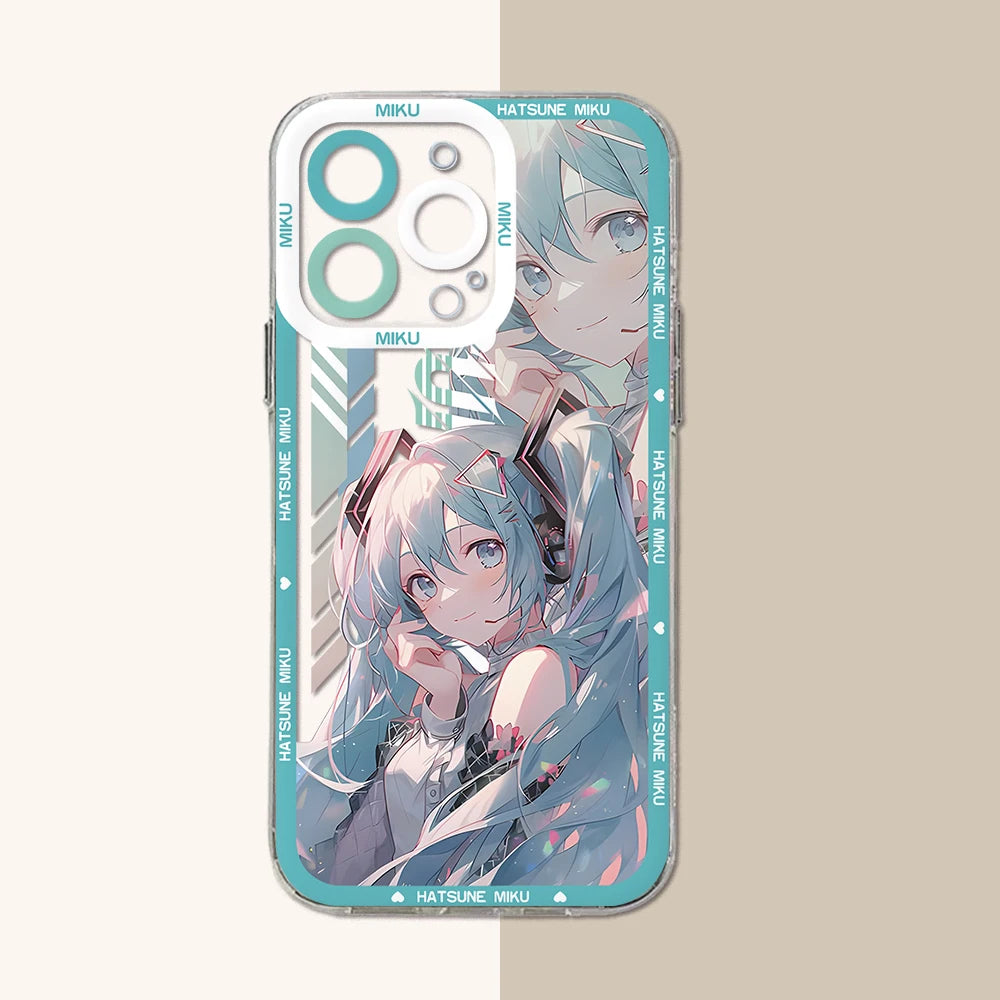 Hatsune Miku iPhone Case – Anime Phone Cover for iPhone 11–17