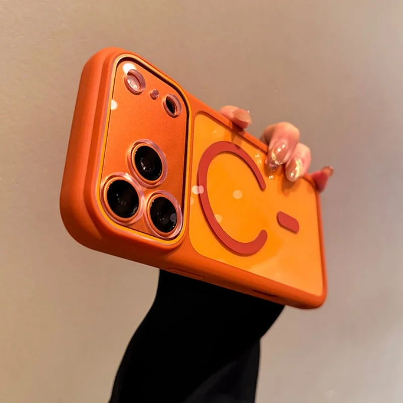MagSafe iPhone Case – Transparent Defender with Camera Protection