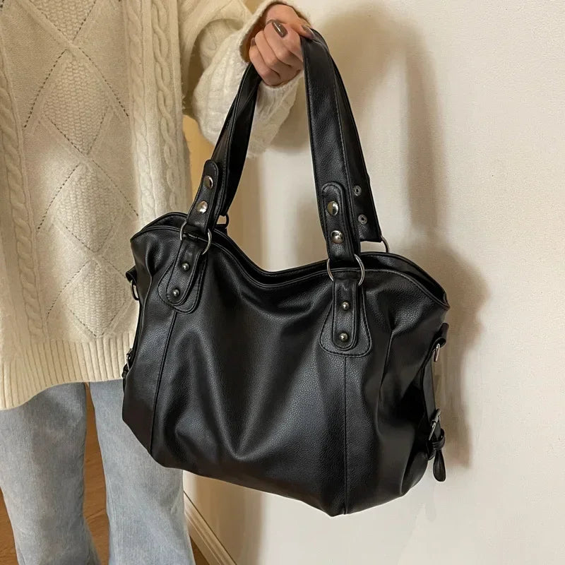 Female Hobo Handbag Large Capacity Shoulder Bags
