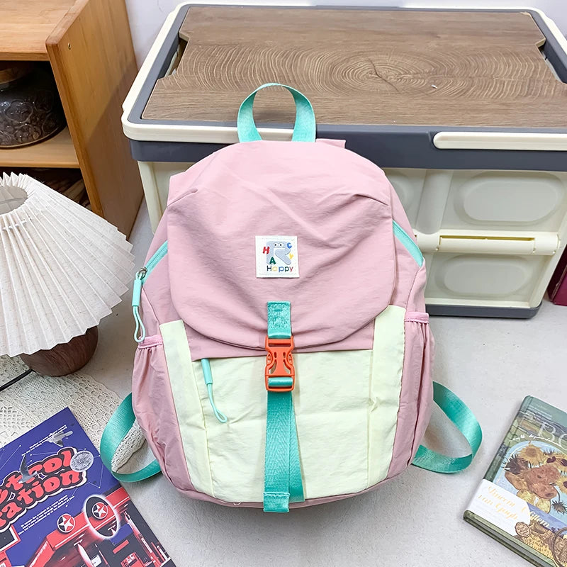Large Canvas Backpack for Teen Girls – School & Travel Daypack