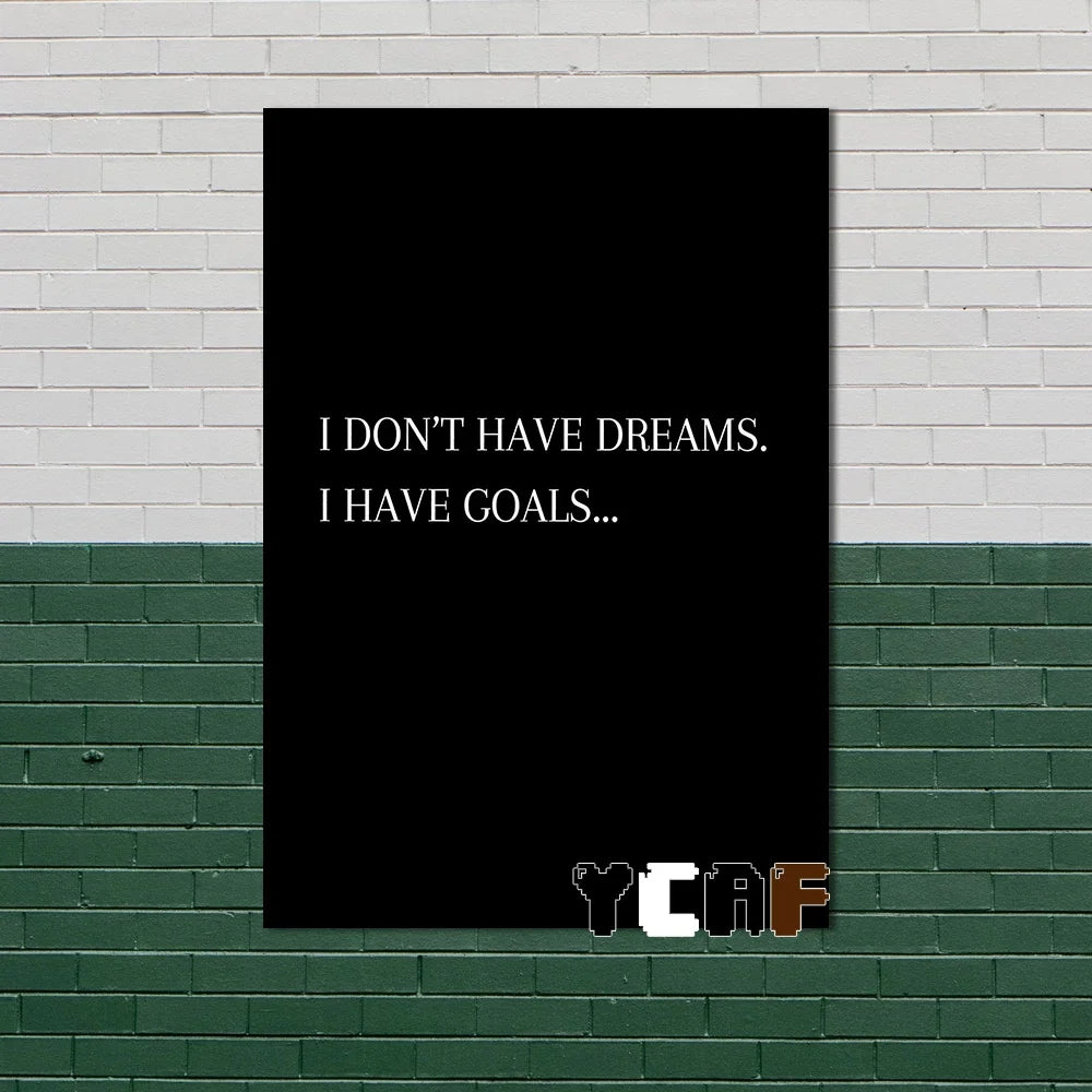 Motivational Quote Canvas Poster – Discipline Wall Art