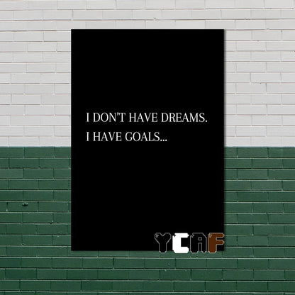Motivational Quote Canvas Poster – Discipline Wall Art
