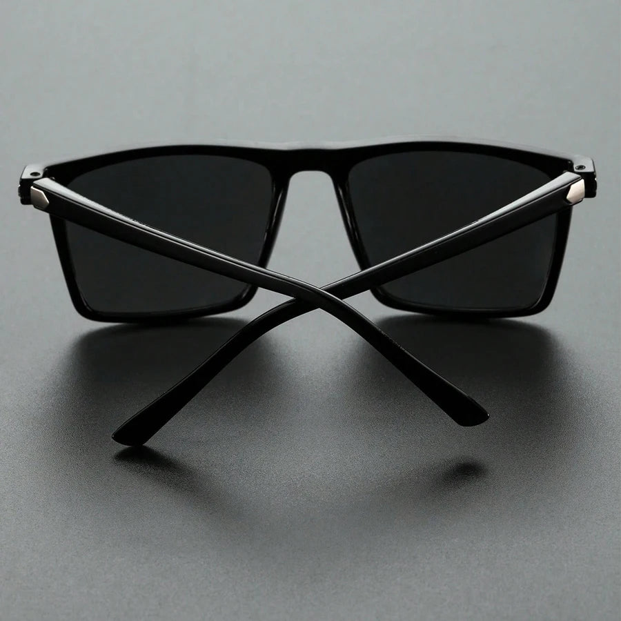 Square Sunglasses – Vintage Mirror Lens Unisex Driving Shades
