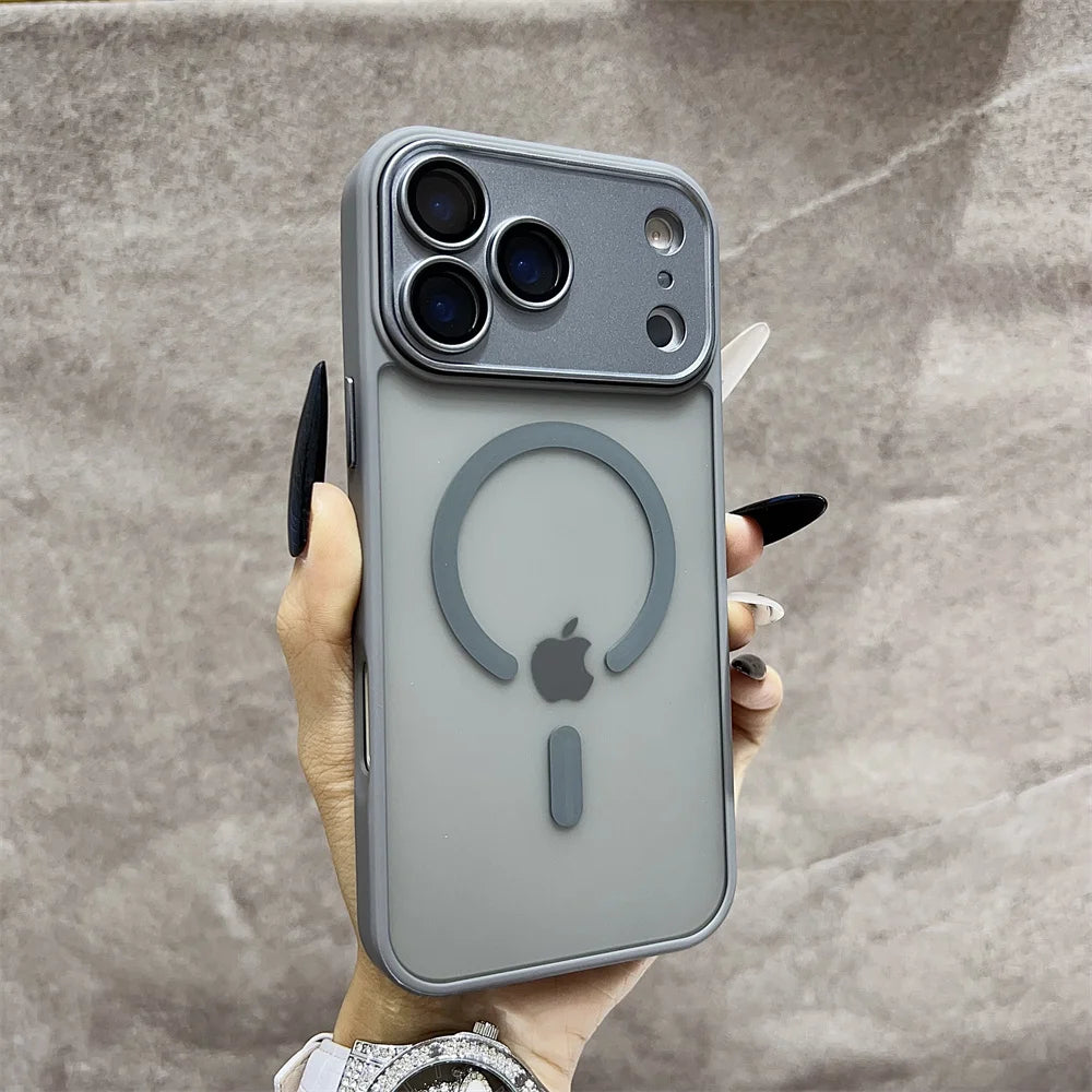 MagSafe iPhone Case – Matte Translucent with Camera Protector