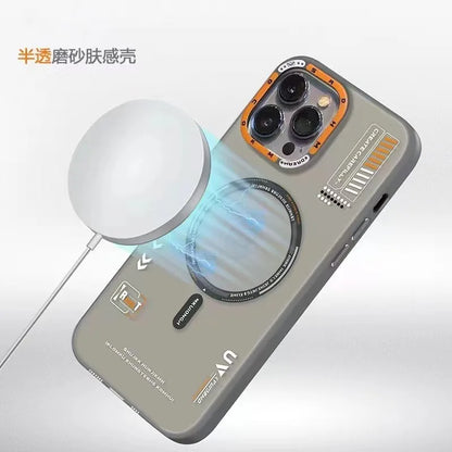 Matte MagSafe iPhone Case with Metal Lens Frame