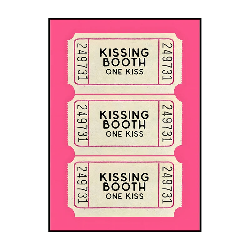 Shower Karaoke Admit One Poster – Funny Retro Bathroom Wall Art