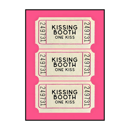 Shower Karaoke Admit One Poster – Funny Retro Bathroom Wall Art